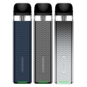 Vaporesso Xros 3 Mini Pod Mod set mavi, gri ve gümüş renk seçenekleri.