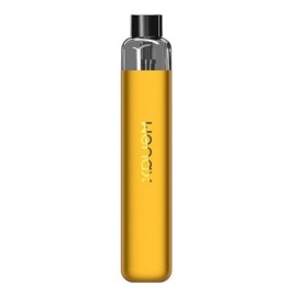 GeekVape Wenax K1 Pod Mod altın renkli, ince ve taşınabilir elektronik sigara.