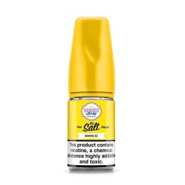 Dinner Lady Banana Ice Salt Likit 30ml Sarı Kapaklı Nikotin 20mg/ml