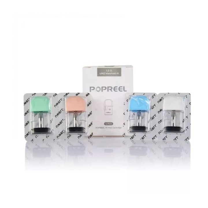 Uwell Popreel P1 Kartuş 4'lü Paket, Farklı Renkler
