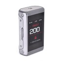 GeekVape T200 Pod Mod gümüş renkli, 200W ekranlı elektronik sigara.