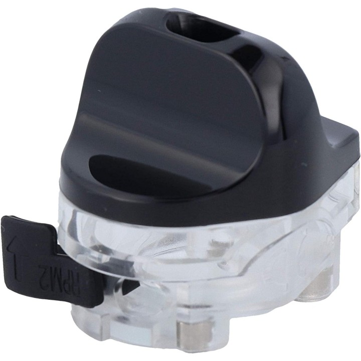 Smok IPX 80 Kartuş, siyah kapaklı şeffaf yedek parça.