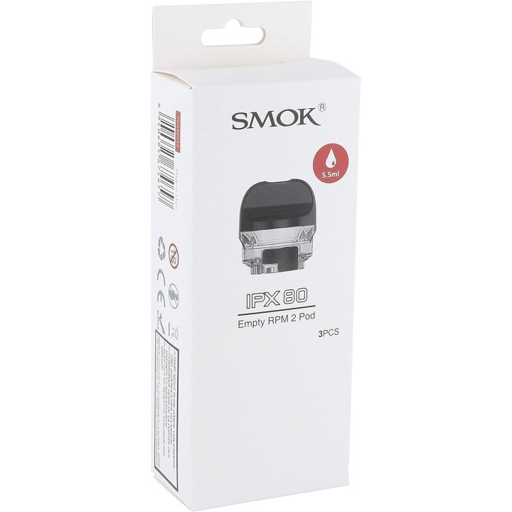 Smok IPX 80 Empty RPM 2 Pod Kartuş 5.5ml Beyaz Kutu
