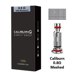 Uwell Caliburn G 0.8Ω UN2 Meshed Coil 4'lü Paket