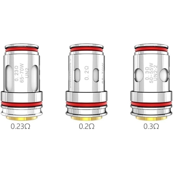 Uwell Crown V Coil (0.23, 0.2, 0.3 Ohm) Yedek Atomizer Başlıkları