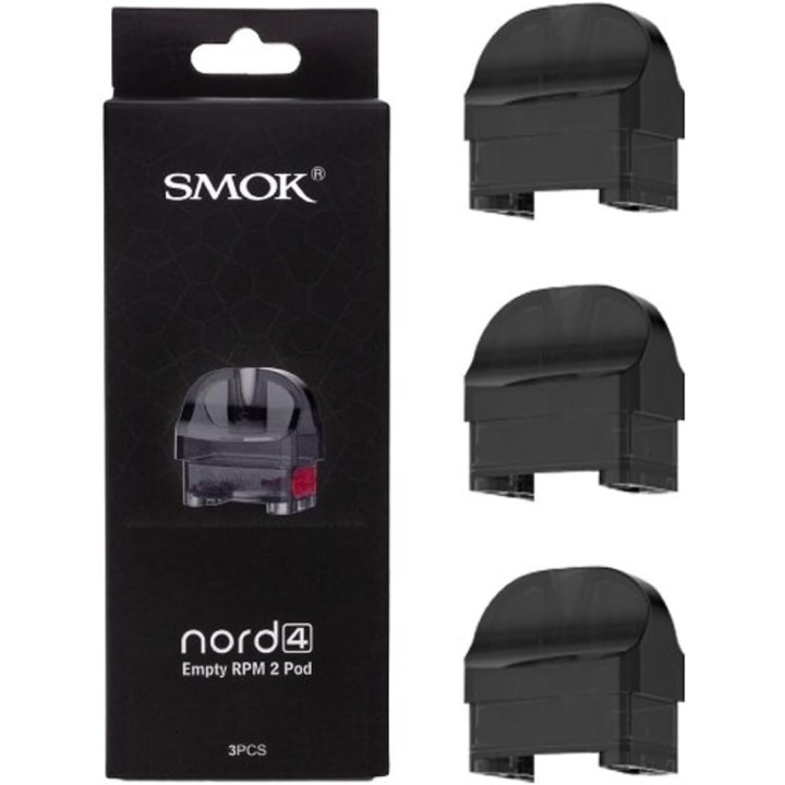 Smok Nord 4 RPM 2 Kartuş (3 Adet) Siyah Boş Yedek Pod