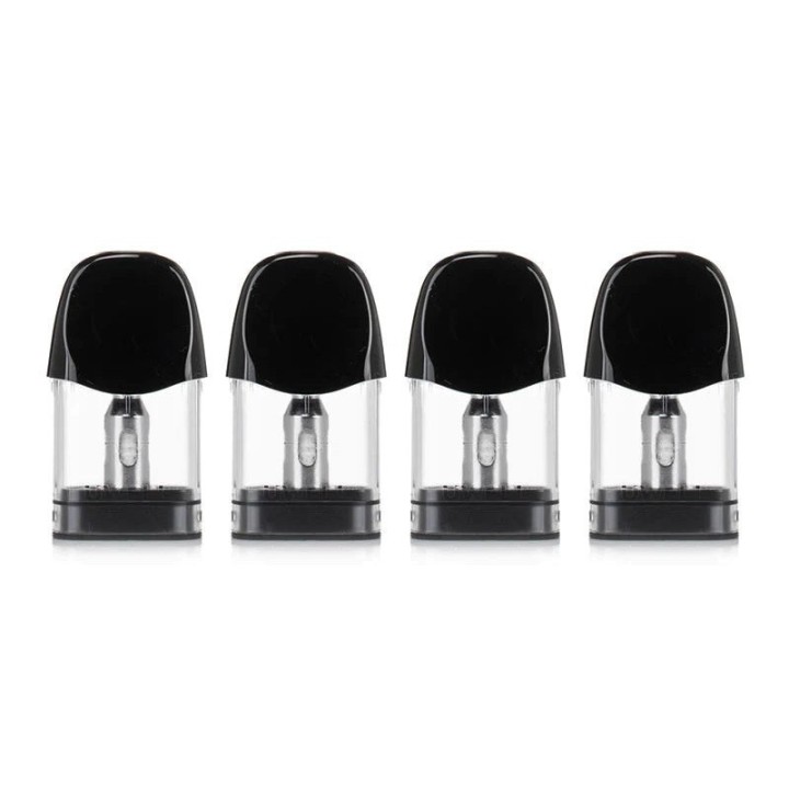 Uwell Caliburn A3 AK3 Kartuş Seti, 4 Adet, Siyah Ağızlıklı Yedek Coil