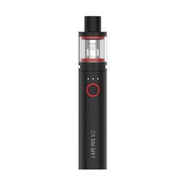 Smok Vape Pen V2 Pod Mod Siyah, Kırmızı Detaylı Kompakt Elektronik Sigara