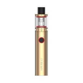 Smok Vape Pen V2 Pod Mod altın renkli kalem tipi elektronik sigara.