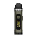 Uwell Crown D Pod Mod yeşil, dijital ekranlı, ayarlanabilir watt ayarlı elektronik sigara.