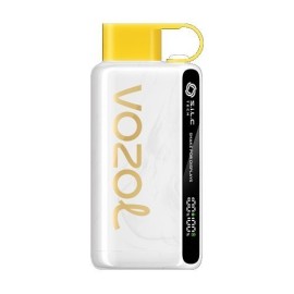 Vozol Star 12000 Beyaz Mermer Sarı Kapak Kullan At Elektronik Sigara