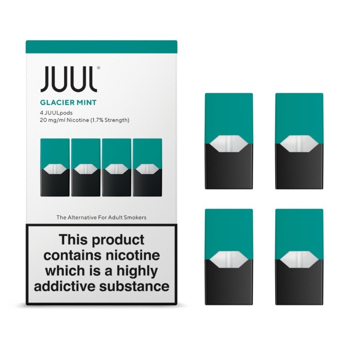 Juul Glacier Mint 1.7% Kartuş | Juul Juul İçeriğindeki Tatlar: