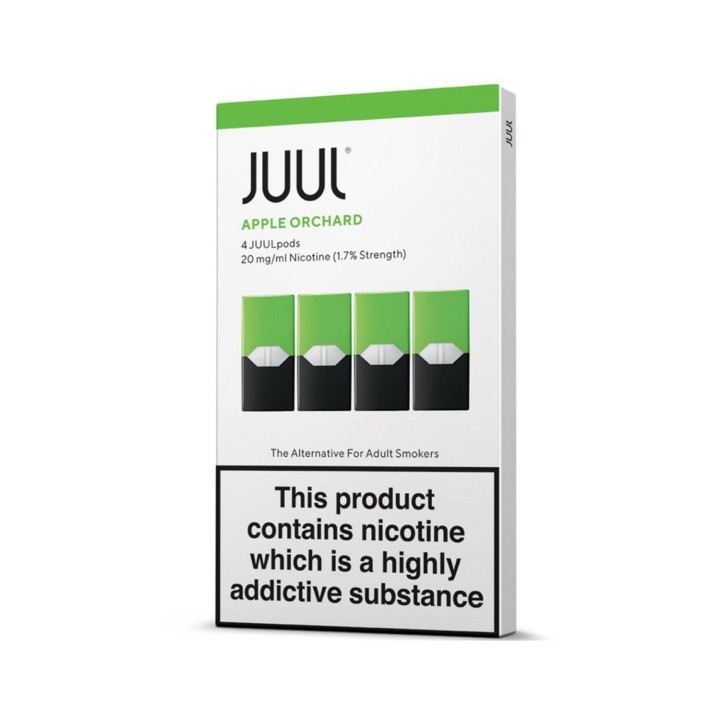 Juul Apple Orchard 1.7% Kartuş | Juul Juul İçeriğindeki Tatlar: