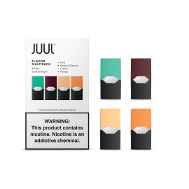 Juul Flavor Multipack 5% Pod Kartuşları Mint, Mango, Creme, Tütün