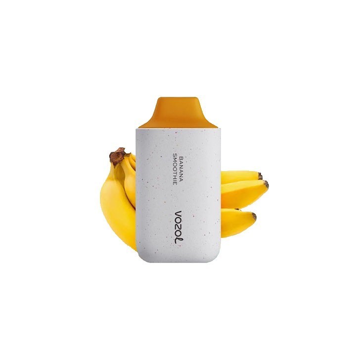 Vozol Star 6000 Kullan At Banana Smoothie Beyaz Tek Kullanımlık Elektronik Sigara