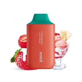 Vozol Star 6000 Kullan At Çilekli Dondurma Aromalı Tek Kullanımlık Elektronik Sigara