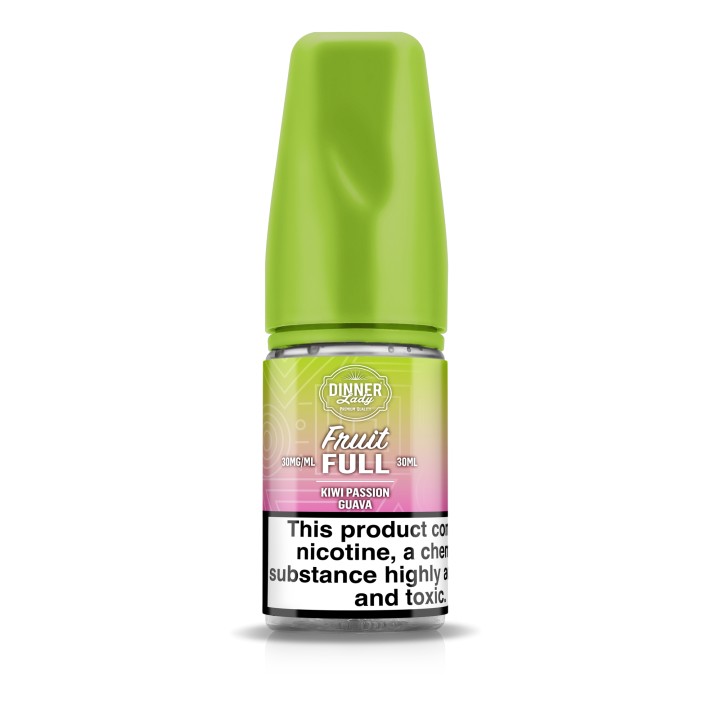 Dinner Lady Fruit Full Kiwi Passion Guava Salt Likit 30ml Yeşil Kapaklı