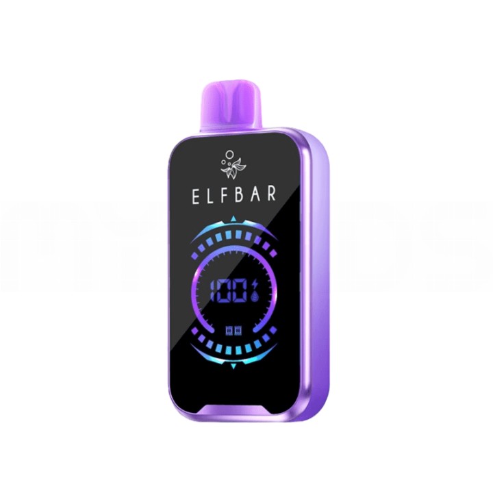 Elf Bar Raya D2 20000 Kullan At Mor Dijital Ekranlı Tek Kullanımlık Vape