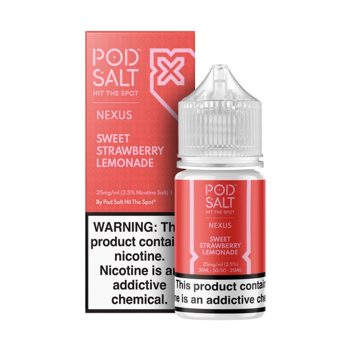 Pod Salt Sweet Strawberry Lemonade Salt Likit 25mg Nikotin