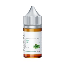 Saltica Mint Leaf Salt Likit 50mg, nane aromalı elektronik sigara likiti.