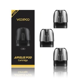 Voopoo Argus Pod Kartuş 3'lü Paket 1.2 Ohm 2.0ml Siyah