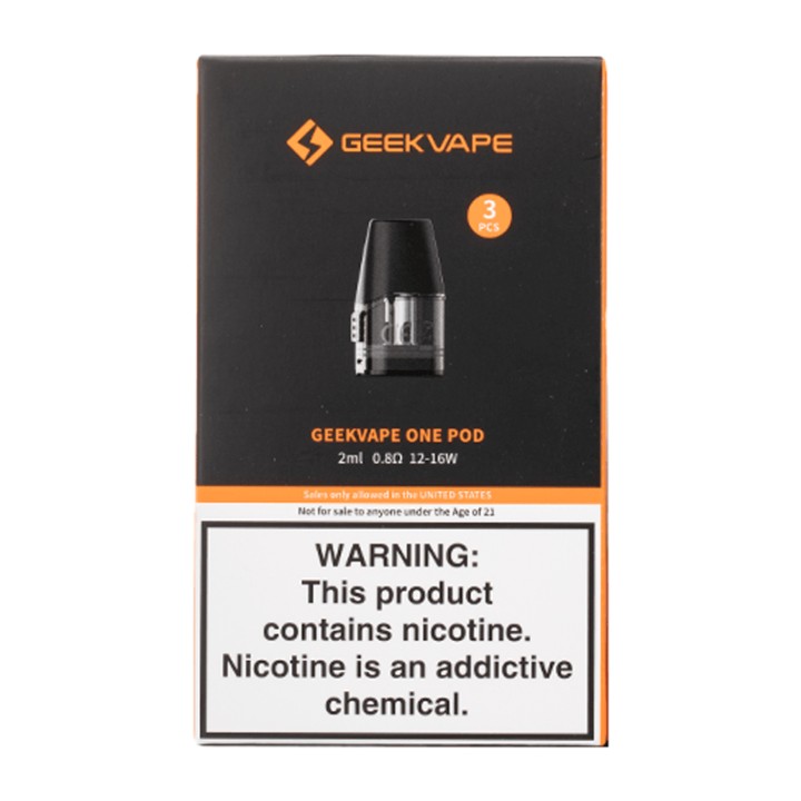 GeekVape Aegis One 3'lü Kartuş, 0.8Ω, 2ml Pod Seti