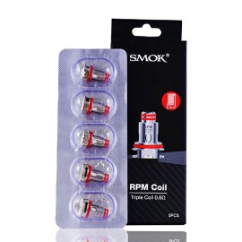Smok RPM Triple Coil 0.6ohm yedek kartuş, 5'li paket.