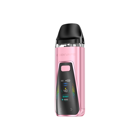 GeekVape Digi Pro Pod Mod pembe renkli, dijital ekranlı elektronik sigara