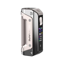 GeekVape Aegis Solo 3 Mod Pod, Gümüş renkli, dayanıklı mod cihaz.