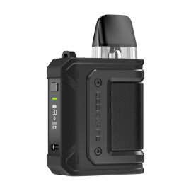 Siyah GeekVape Aegis Hero Q Pod Mod elektronik sigara cihazı.