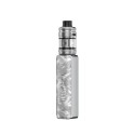 Smok X Priv Solo Mod Kit, sedef beyaz kaplama, gümüş renkli pod mod.