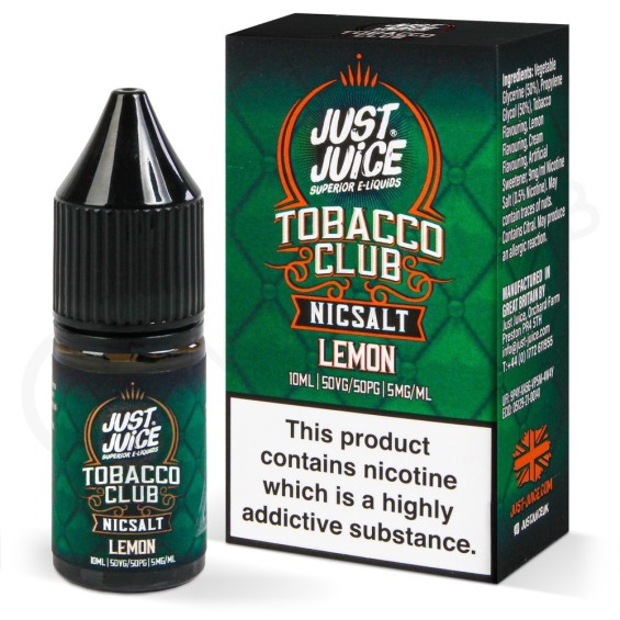 Just Juice Tobacco Club Lemon E Likit | Just Juice Just Juice