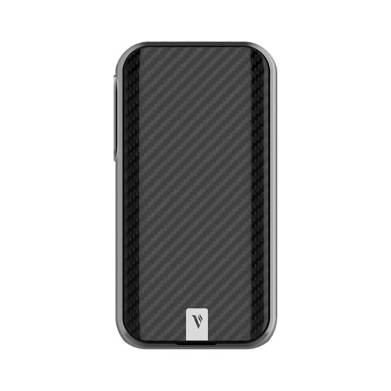 Vaporesso Luxe 2 Mod Pod Mod karbon fiber desenli siyah gövde.