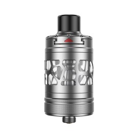 Aspire Nautilus 3SR Atomizer, metalik gri, örgü tasarımlı tank.