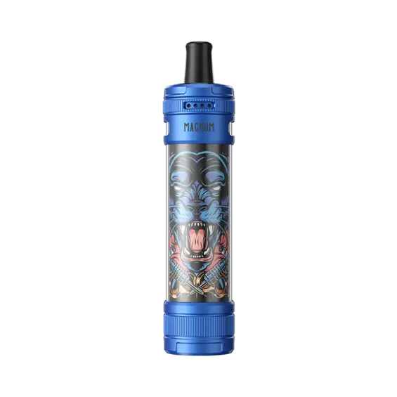 Aspire Magnum Pod Mod mavi, dövmeli panter desenli elektronik sigara