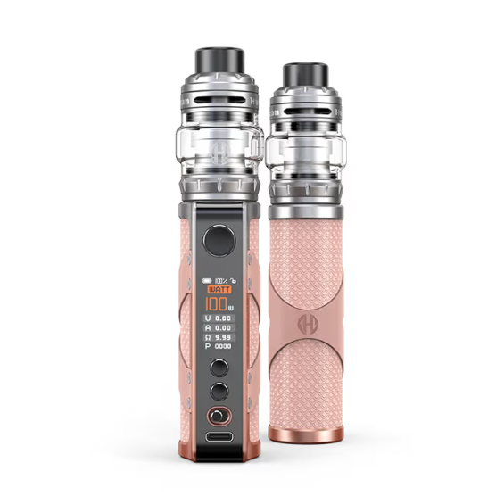 Aspire Huracan EX Pod Mod pembe renk, dijital ekranlı, 100W ayarlı elektronik sigara