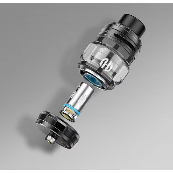 Aspire Huracan EX Pod Mod yedek coili ve tank parçaları detaylı görünüm.