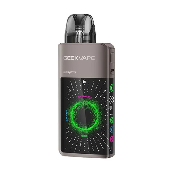 GeekVape Digi Q Vista Pod Mod Gri, Akıllı Ekranlı Elektronik Sigara