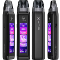Siyah Elf Bar ELFX Ultra Pod Mod, 45W ekranlı, şık elektronik sigara.