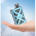 Aspire Gotek X Pod Mod mavi renkli, şeffaf tasarım, kompakt cihaz.