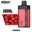 Fizzy Luxury 15000 Strawberry tek kullanımlık elektronik sigara, 15000 nefes.