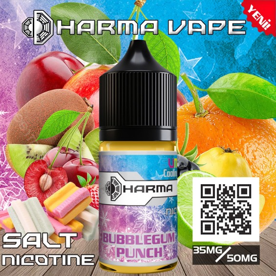 Dharma Bubblegum Punch Salt Likit | Dharma Dharma İçeriğindeki