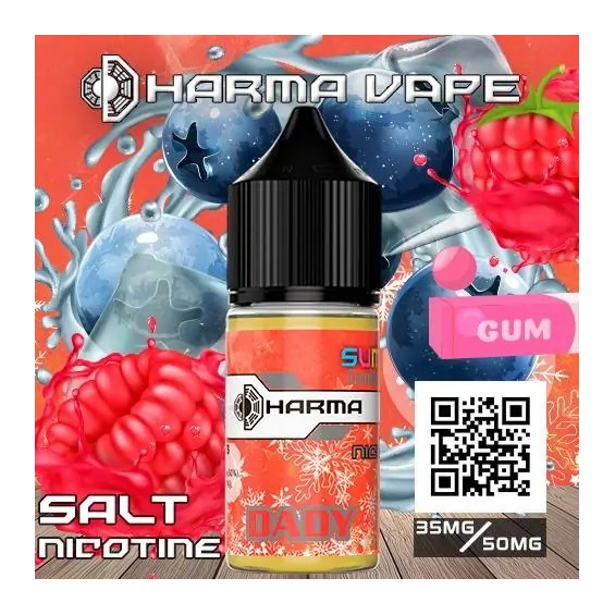 Dharma Dady Salt Likit: Orman Meyveli Naneli Sakız Aromalı Elektronik Sigara Likiti