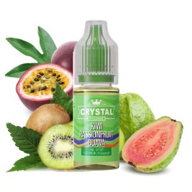 Crystal V2 Kiwi Passionfruit Guava Salt Likit 10ml Yeşil Kapaklı