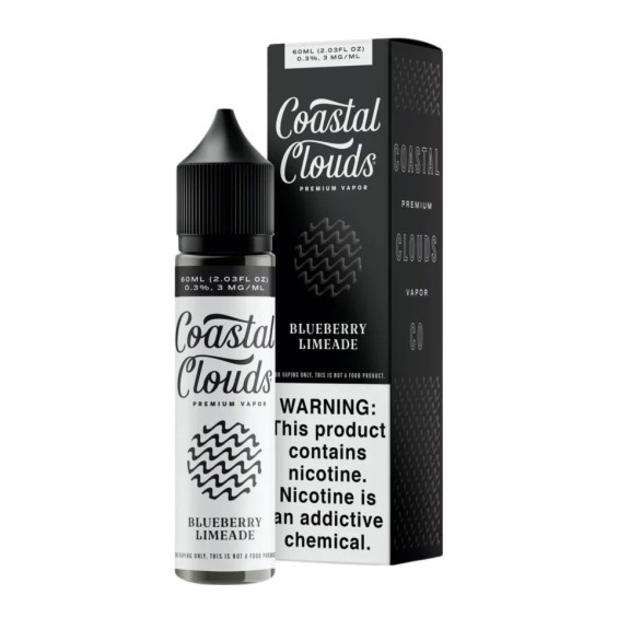 Coastal Clouds Blueberry Limeade E Likit 60ml Premium Vapör