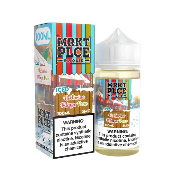 MRKT PLCE Iced Nectarine Pitaya Pear 100ML E Likit