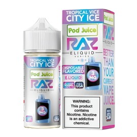 Pod Juice X Raz Tropical Vice City Ice E Likit | Pod Juice Pod