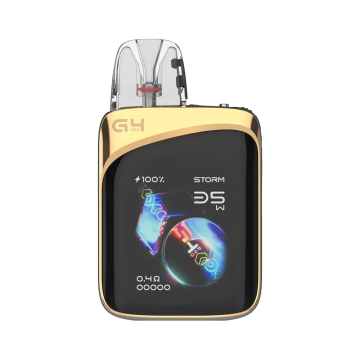 Uwell Caliburn G4 Pro Koko Pod Mod Altın Siyah, Ekranlı Elektronik Sigara