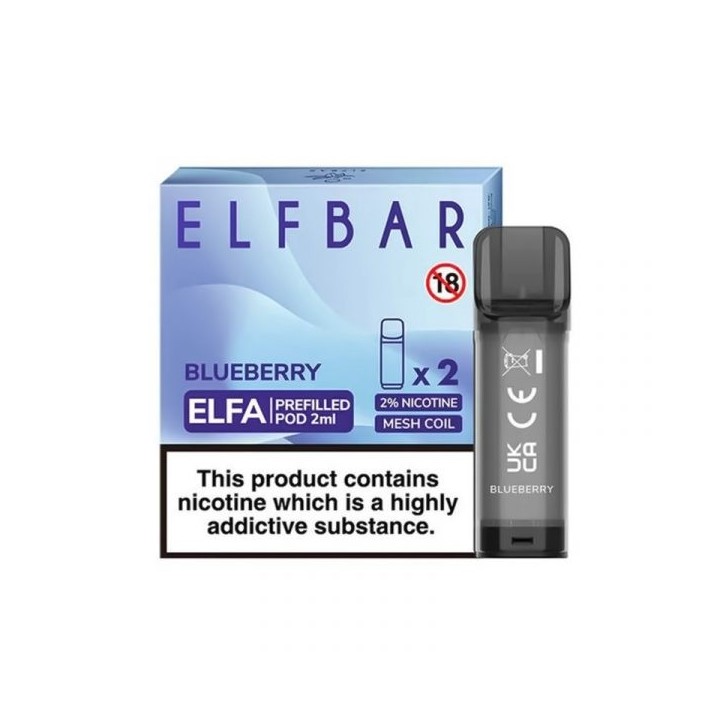 Elf Bar Elfa Blueberry Prefilled Pod 2ml Kartuş Paketi