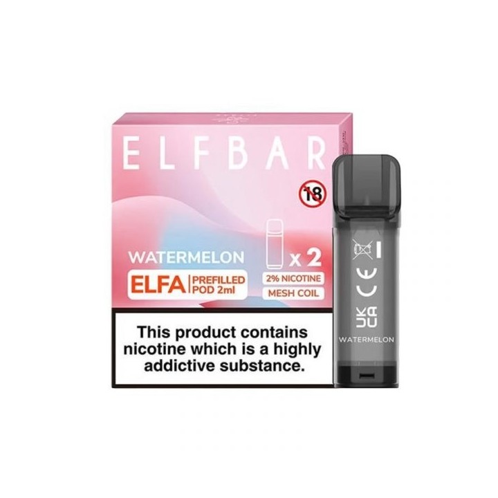 Elf Bar Elfa Watermelon Prefilled Pod 2'li Paket Kartuş